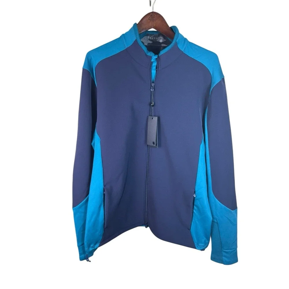 GREYSON CLOTHIERS Sequoia Full Zip Jacket Fiddle‎ XL Performance Golf Jacket NWT